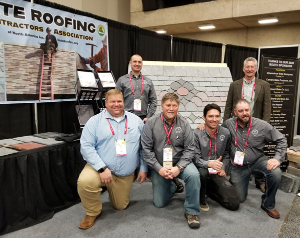 Slate Roofing Contractors at the International Roofing Expo 2020 in Dallas