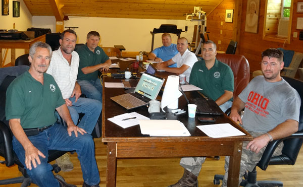 Slate Roofing Contractors Education and Training Committee at a committee retreat in Grove City, PA
